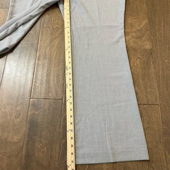 NWT JCPenney Dress Pants Womens Size 16 Gray Bootcut High‎ Rise Flat Front - Picture 3 of 4